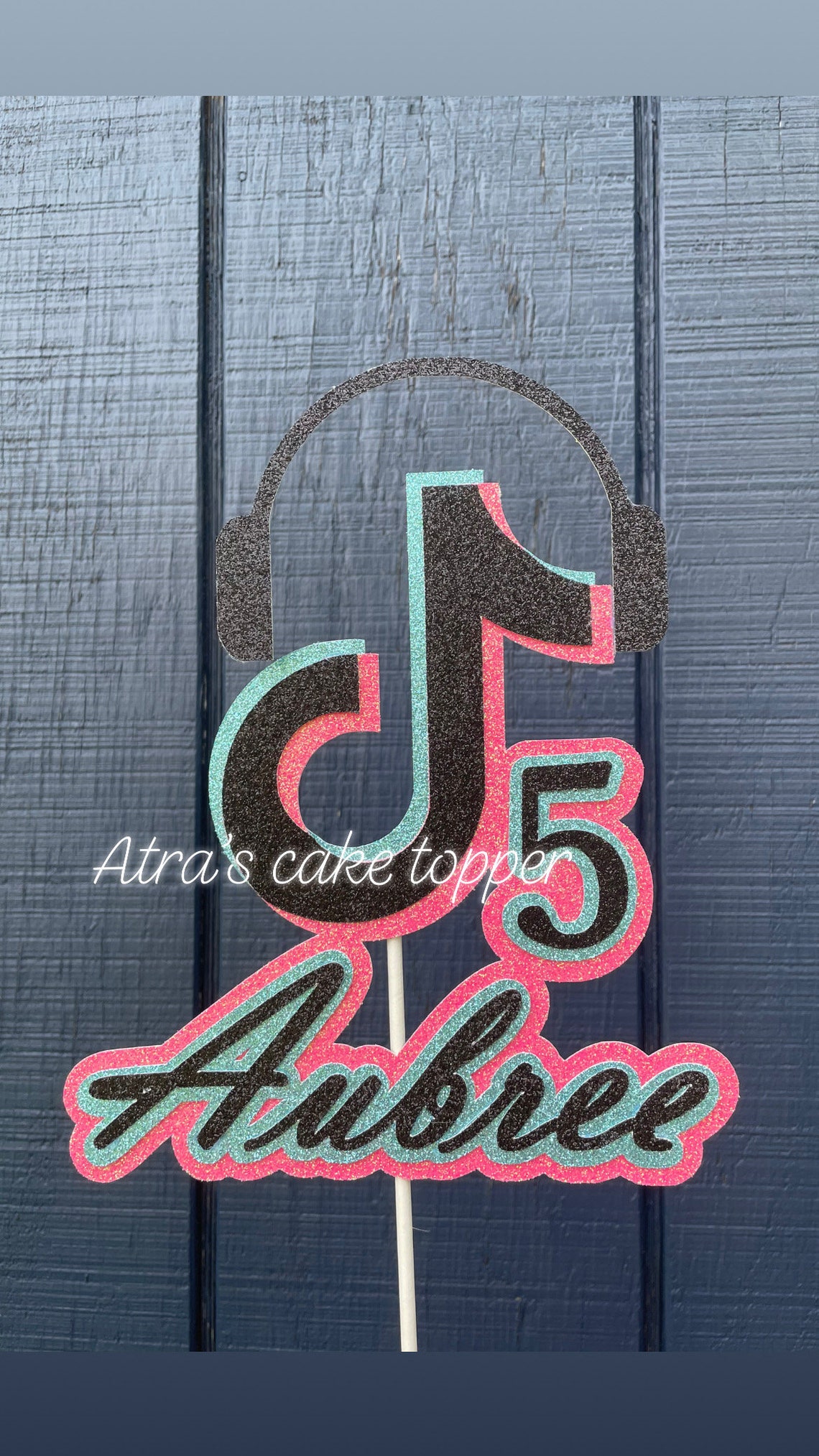 TikTok Cake Topper Tik Tok birthday party TikTok Theme | Etsy