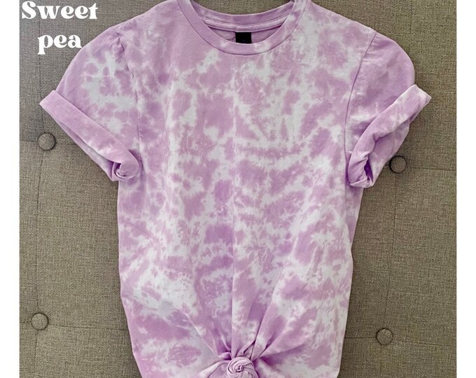 crumple tie dye shirt