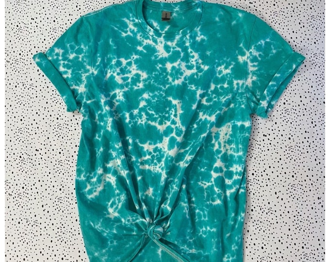crumple tie dye shirt