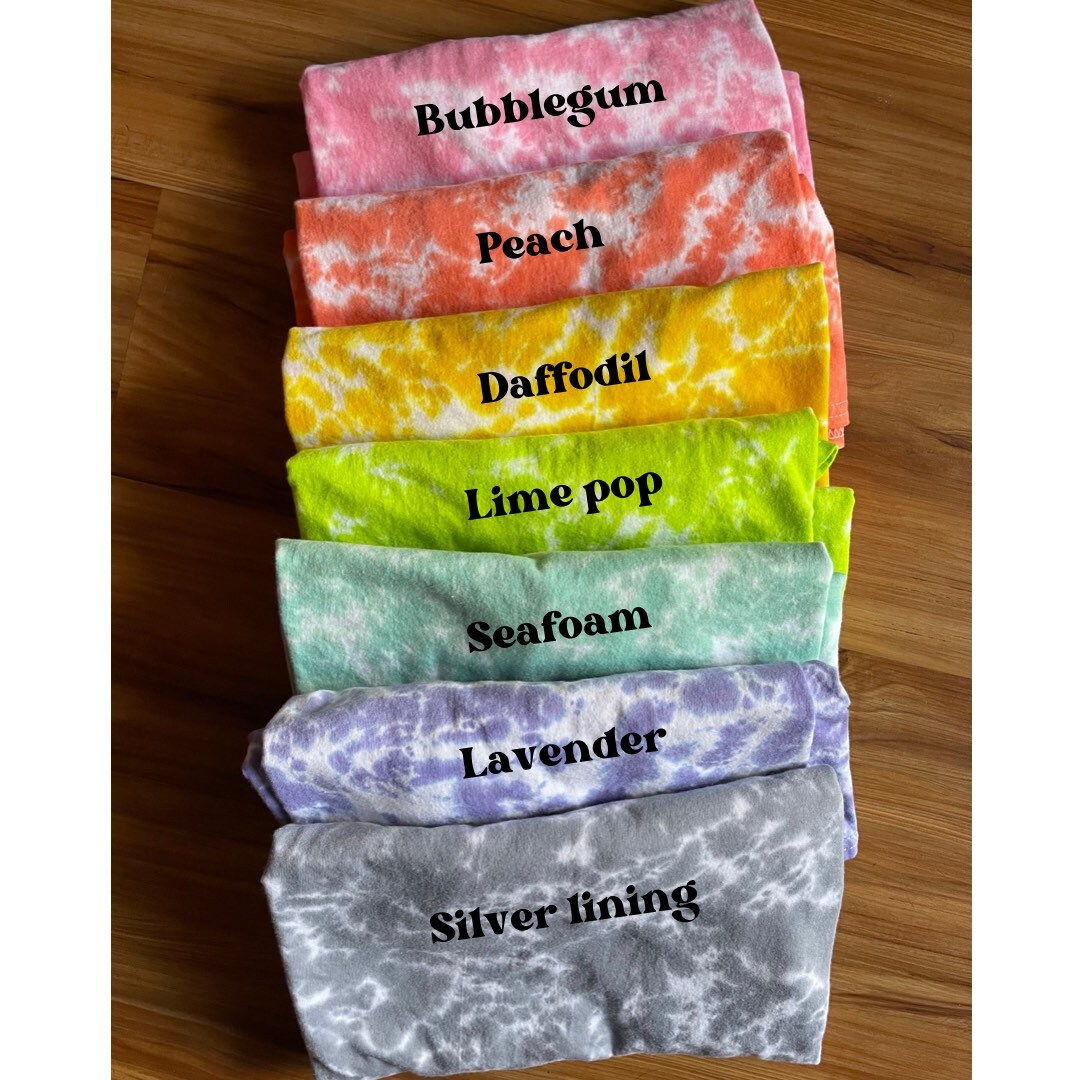 crumple tie dye shirt