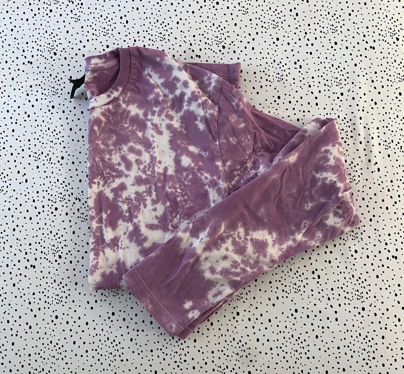 crumple tie dye long sleeve