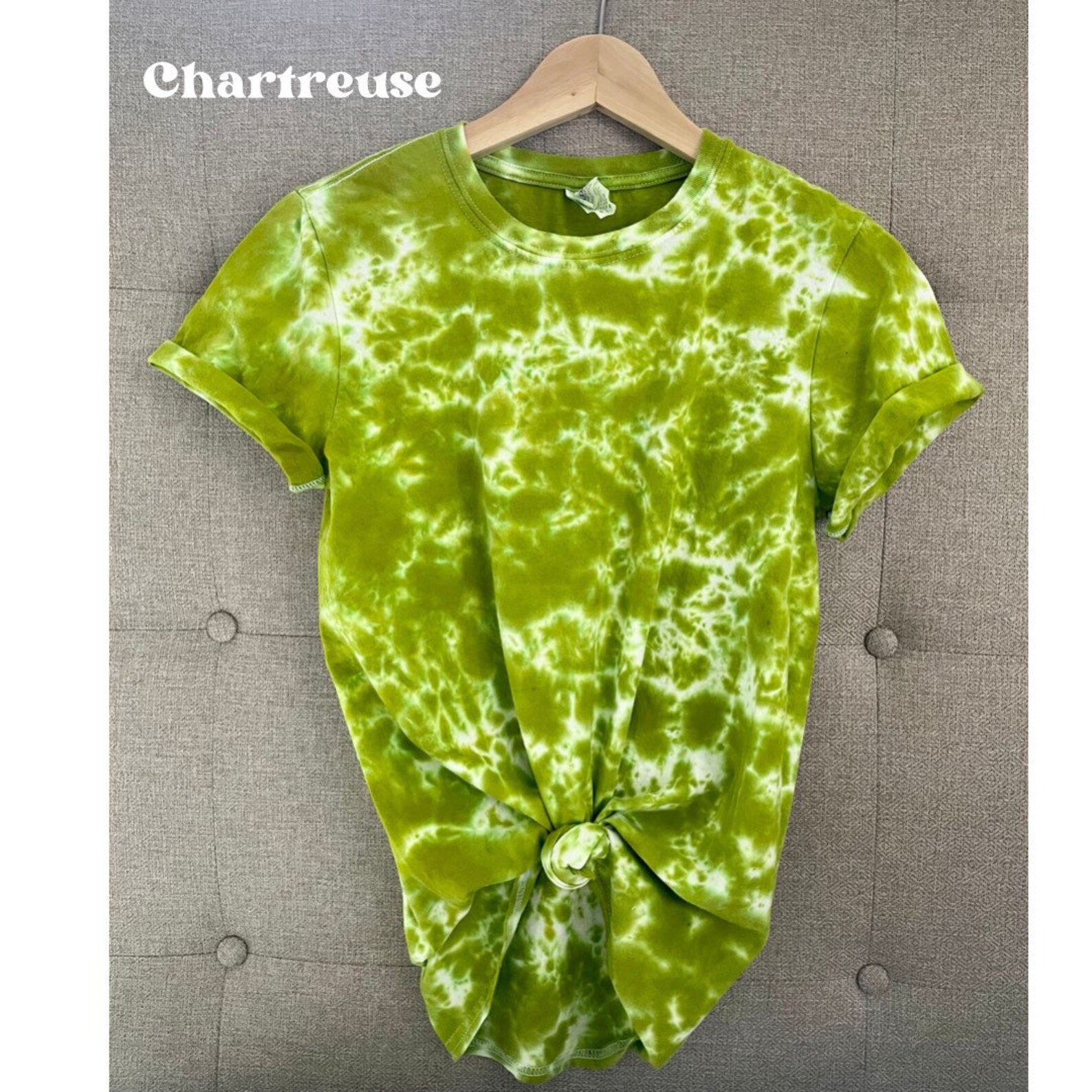 crumple tie dye shirt