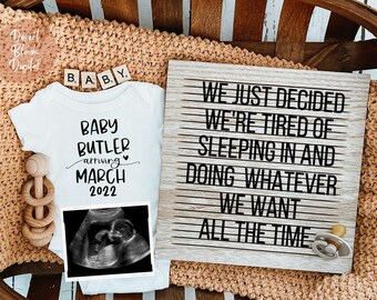 Funny Pregnancy Announcement: Tired of Sleeping In (Digital)