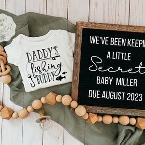 Fishing Buddy Pregnancy Announcement: Gender Neutral Reveal (Digital)