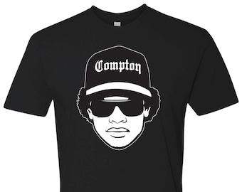 Eazy E Screen Print Tee - Black Polycotton Blend