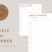 Printable Weekly Meal Planner, A4 A5 Printable Meal Planner, Weekly ...