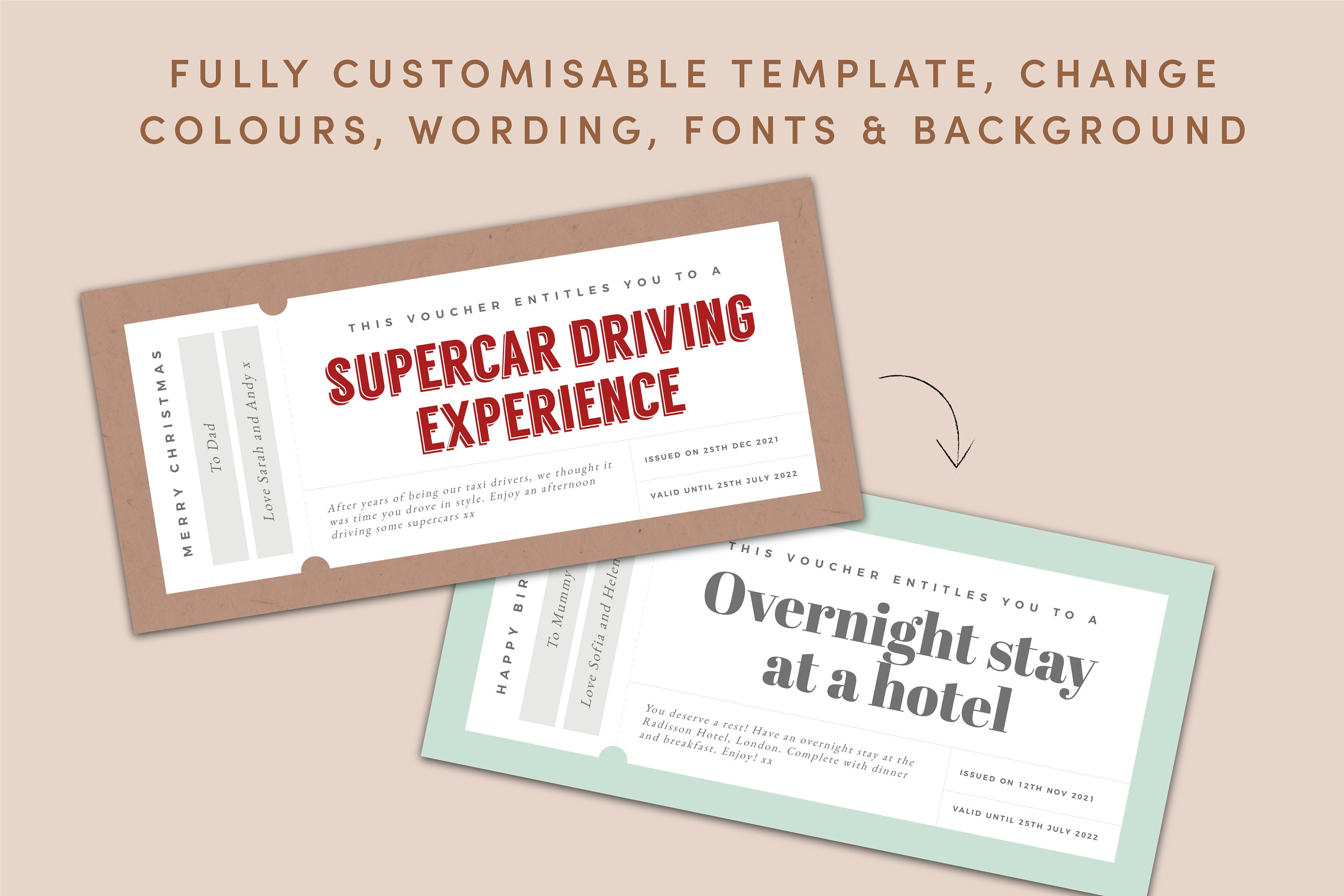 Rustic Editable Coupon Coupon Template Printable Coupon Etsy