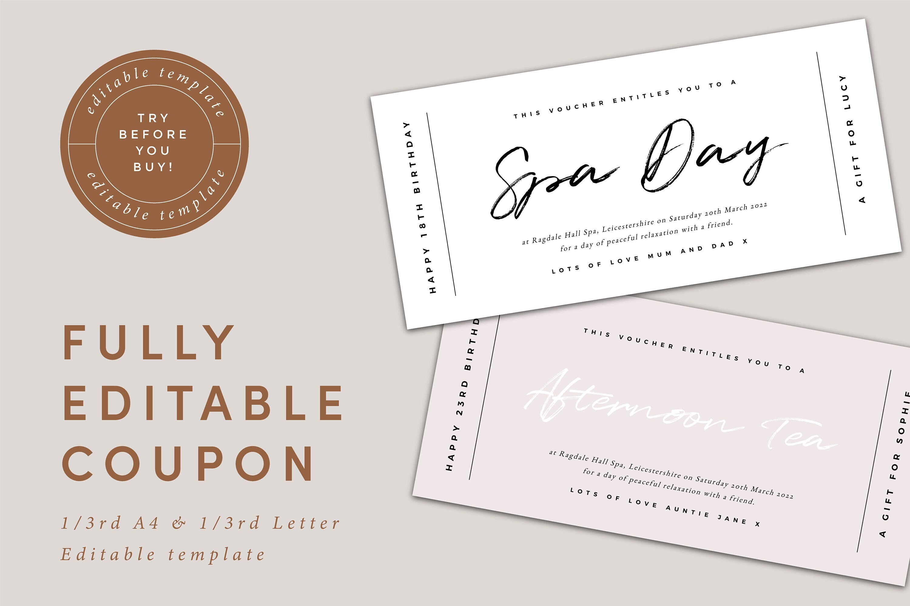 Printable Custom Coupon Template Images And Photos Finder
