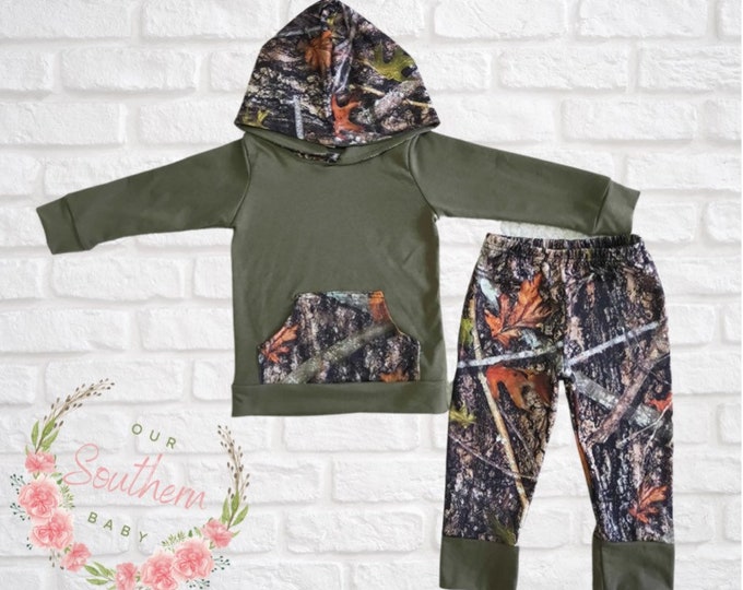 Boys Camo Baby Set, Hunting Baby Outfit, Toddler Full Outfit Set ...