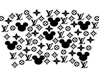 louis vuitton mickey mouse svg