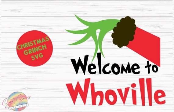 Welcome to Whoville SVG. Grinch SVG Christmas SVG | Etsy