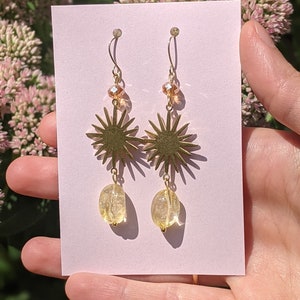Golden Sun Earrings