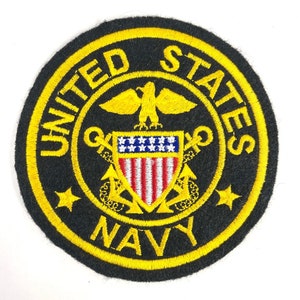 United States US Navy Seals Patch Embroidered Badge Iron Sew On Emblem