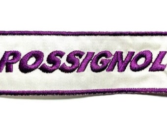Vintage ROSSIGNOL Logo Patch Embroidered Badge Iron On Emblem