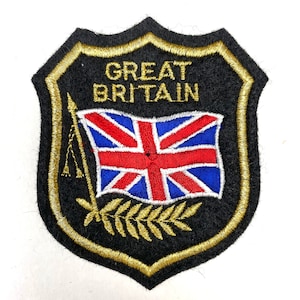 GREAT BRITAIN Flag Patch Embroidered Badge Sew On Emblem