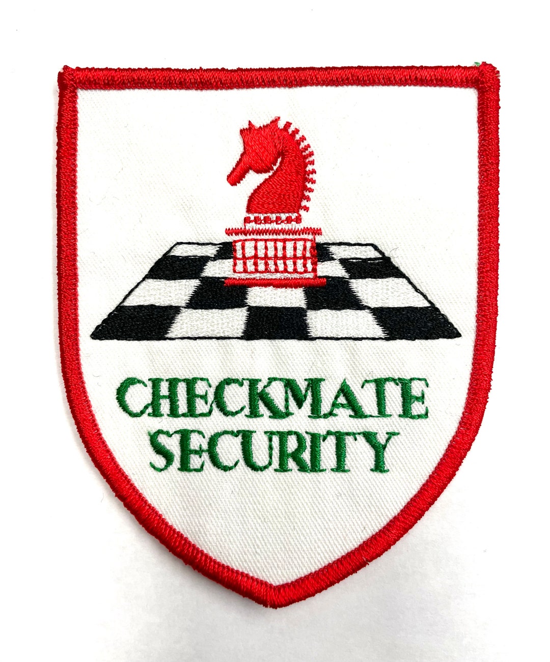 Vintage Checkmate Security Embroidered Patch Sew on Emblem - Etsy