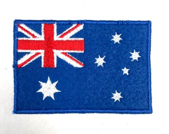 オーストラリア国旗 アイロンプリント スクリーンプリント 布用 2枚