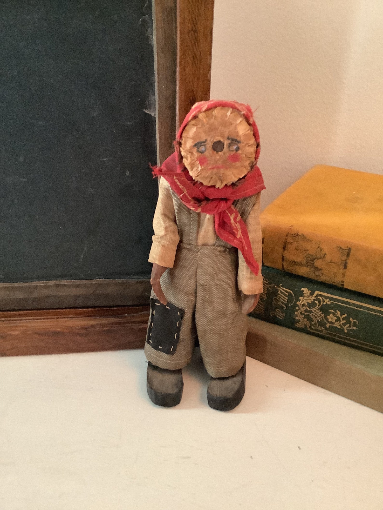 Primitive Handmade Corn Cob Doll Primitive Folk Art Handmade Etsy