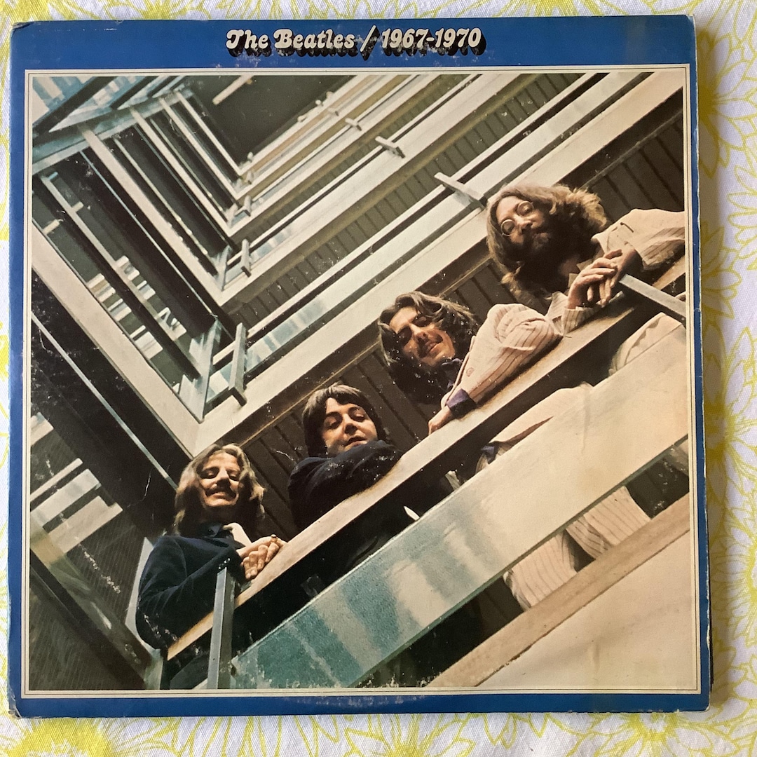The Beatles 1967-1970 青盤UKオリジナルレコード　2枚組 The Beatles 1967-1970 Blue Album 2 LP Original Vinyl - Etsy