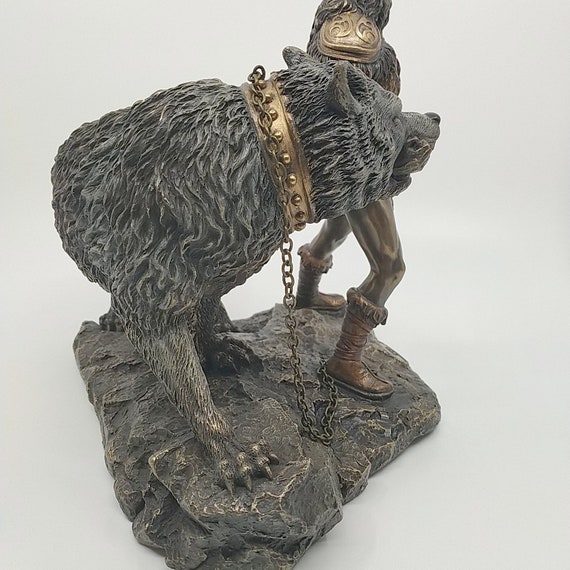 Tyr Norse god statue, Tyr statue, pagan altar figure, norse gods, pagan