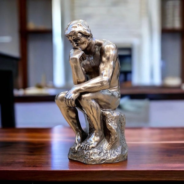Le penseur, statue figurine penseur homme de Veronese Rodin, petite sculpture homme penseur, meilleur cadeau
