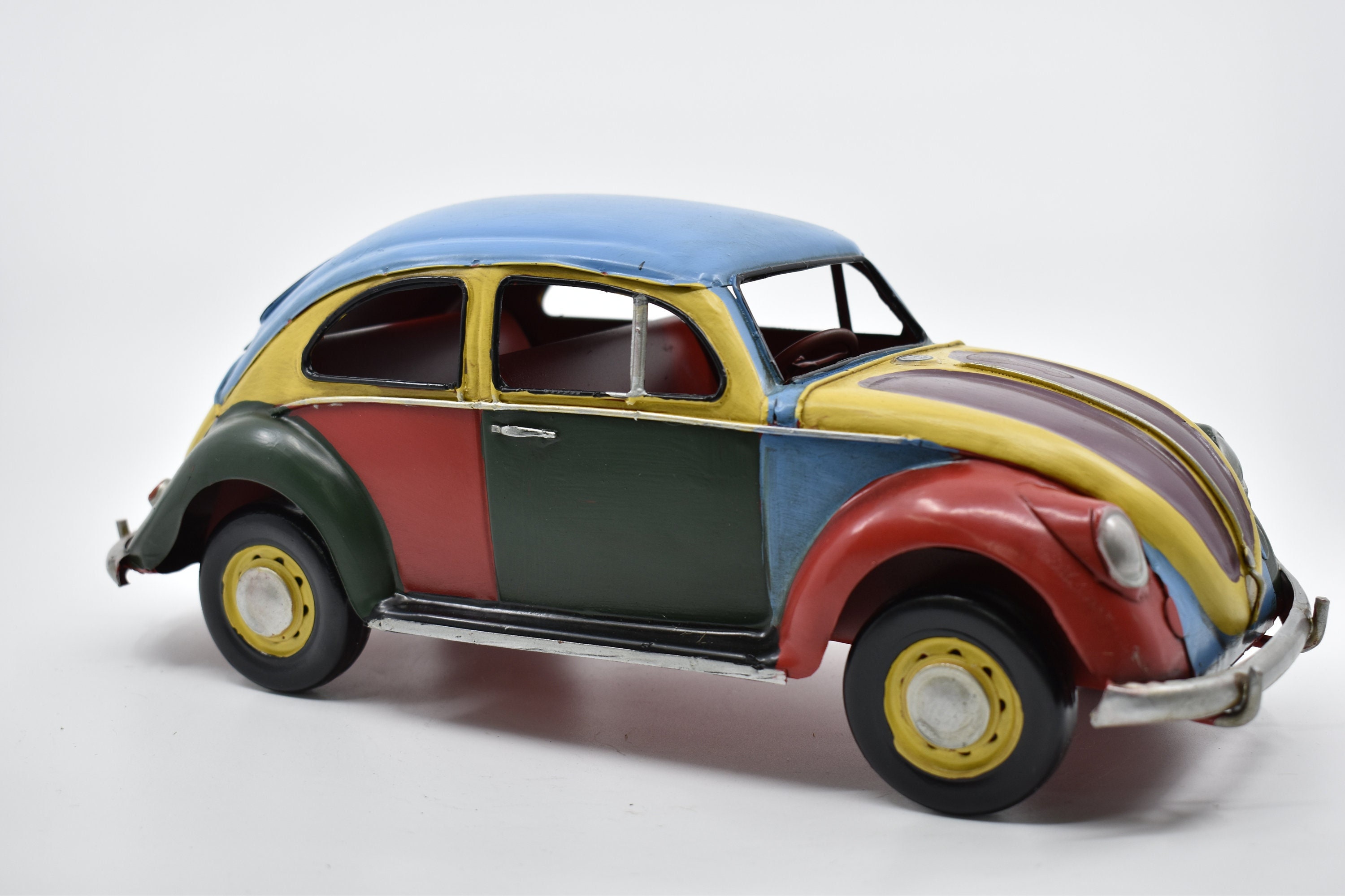 Modellauto aus Metall 1934 VW Käfer Rainbow Diecast Metal Modellauto  Geschenke für VW Liebhaber Klassisches Käfer Dekor Büro Design - .de