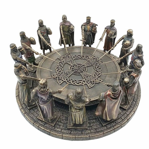 King Arthur With 12 Knights Of The Round Table Figurine Knights Of The Round Table Figurine, Where Is The Knights Of Round Table Located