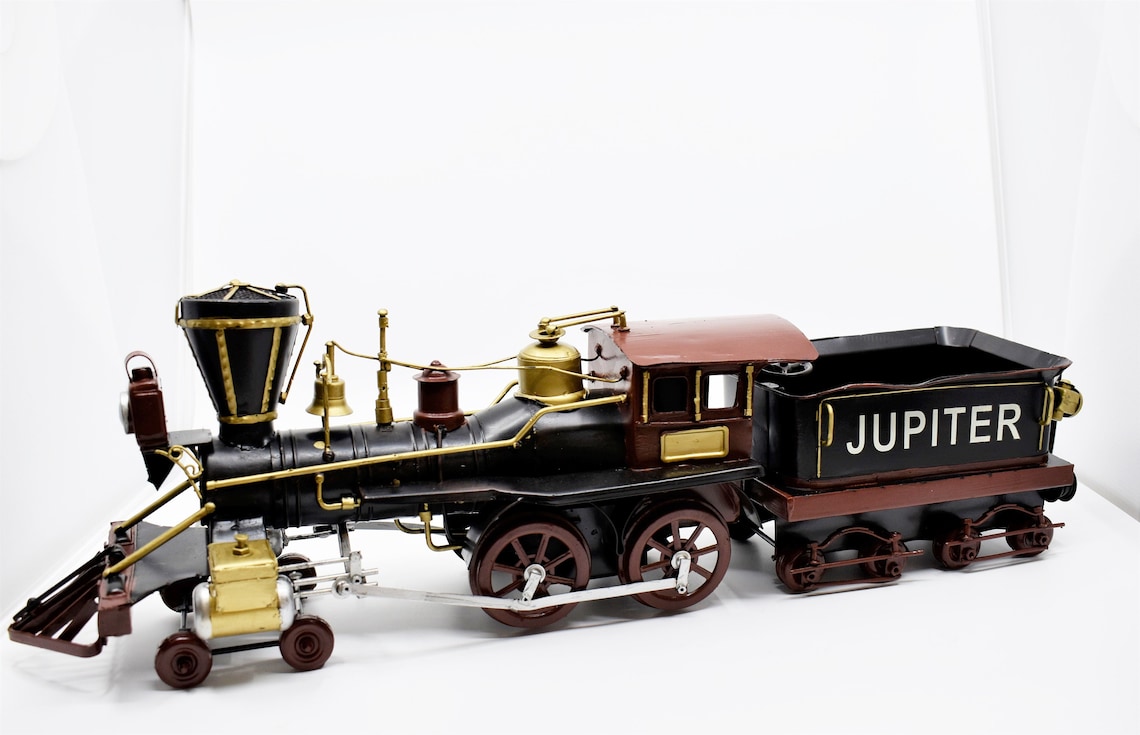 1868 Jupiter Steam Metal Model Train Vintage Etsy