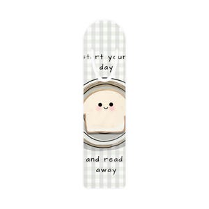 Cute Toast Bookmark - Adorable Food Lover Gifts, Reading Accessories, Funny Bookmarks, Gourmet Kitchen Decor, Bookish Humor