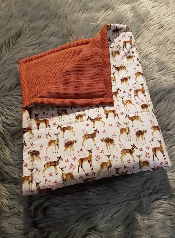 Couverture bébé Couverture pour enfants Cerf Coton Tissu