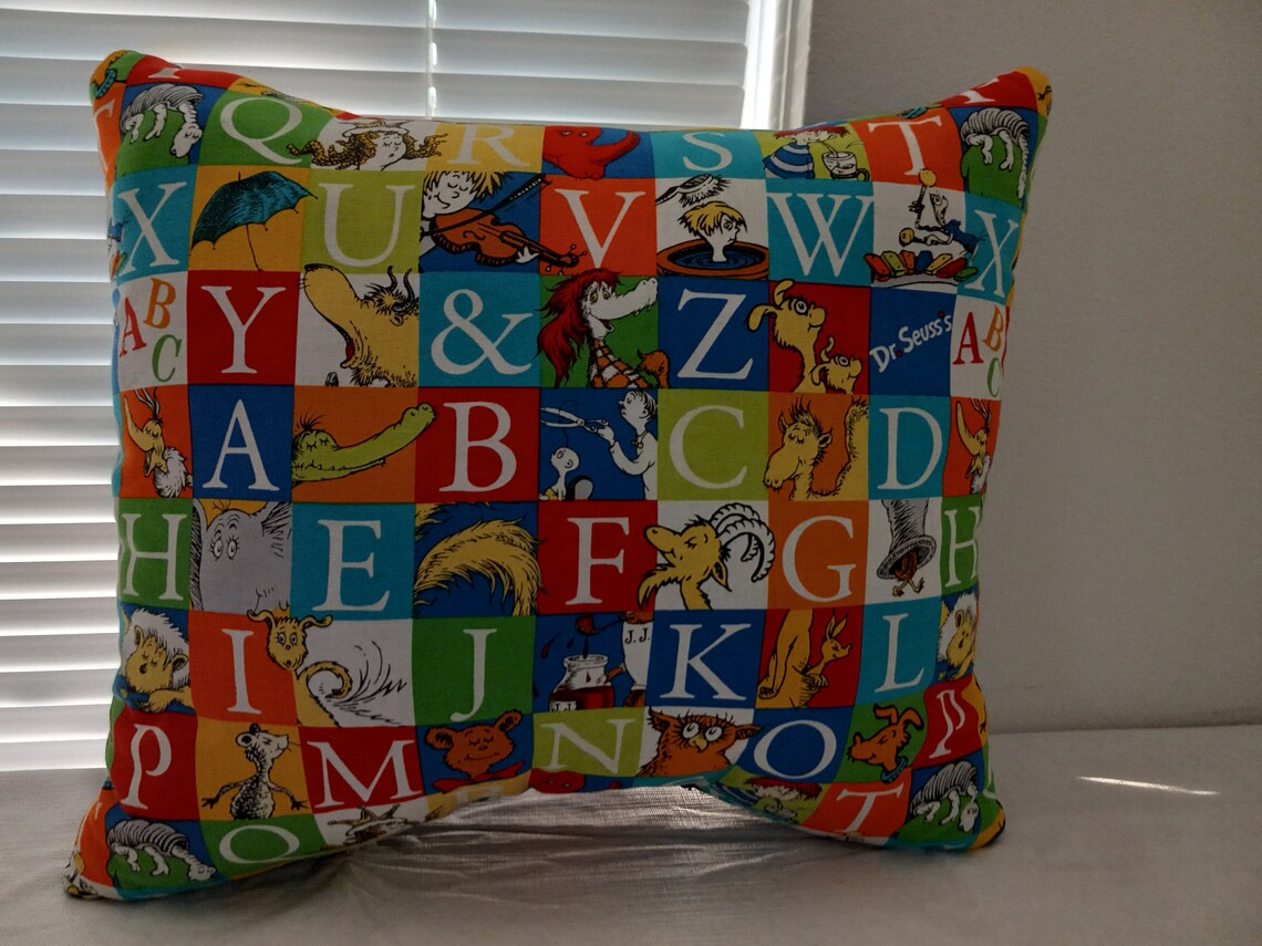 ABC Pillow Etsy