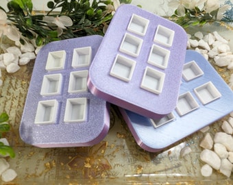 Watercolor Half Pan Holder - 3D Print / Unicorn FilamentCreated by TheBloomingFaerie {Made in the USA}