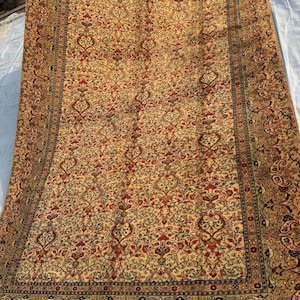 6&quot;4 X 9&quot;8 Ft. Turkish Kayseri Rug Vintage Rug, Oushak Rug, Large Rug, Antique Rug, Organic Rug, Oriental Wool Rug, Handmade Rug