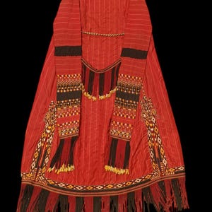 Vintage Traditional Turkmen Capan  Antique embroidered Woman’s Tekke Turkmen Mantle chyrpy robe Coat 19th Century.