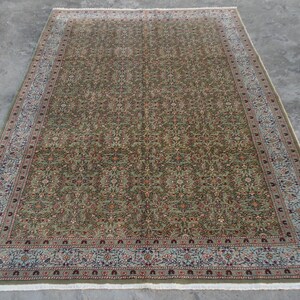 6&quot;3 X 9&quot;11 Ft. Turkish Kayseri Rug Vintage Rug, Oushak Rug, Large Rug, Antique Rug, Organic Rug, Oriental Wool Rug, Handmade Rug
