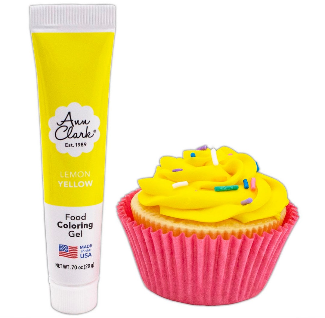 Yellow Food Coloring Gel 70 Oz 20 G Gel Food Color Etsy