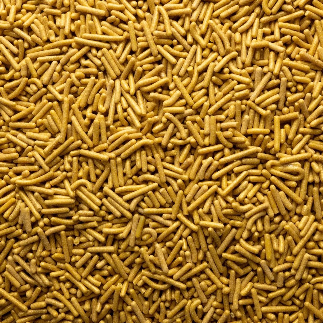 Gold Jimmie Sprinkles Great for Cakes, Cupcakes, Cookies and More. Etsy