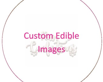 Custom Edible Sugar sheets/icing sheets  (Pre Cut) Cake, Cookies, Cupcake Toppers & more!