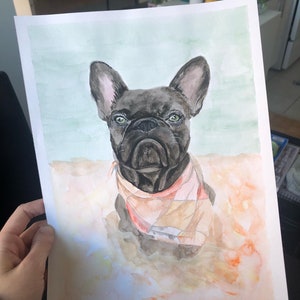 Custom Watercolour Pet Portraits image 6