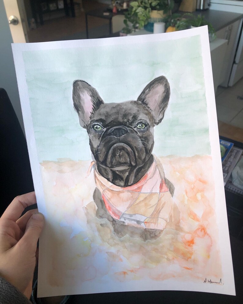 Custom Watercolour Pet Portraits image 6