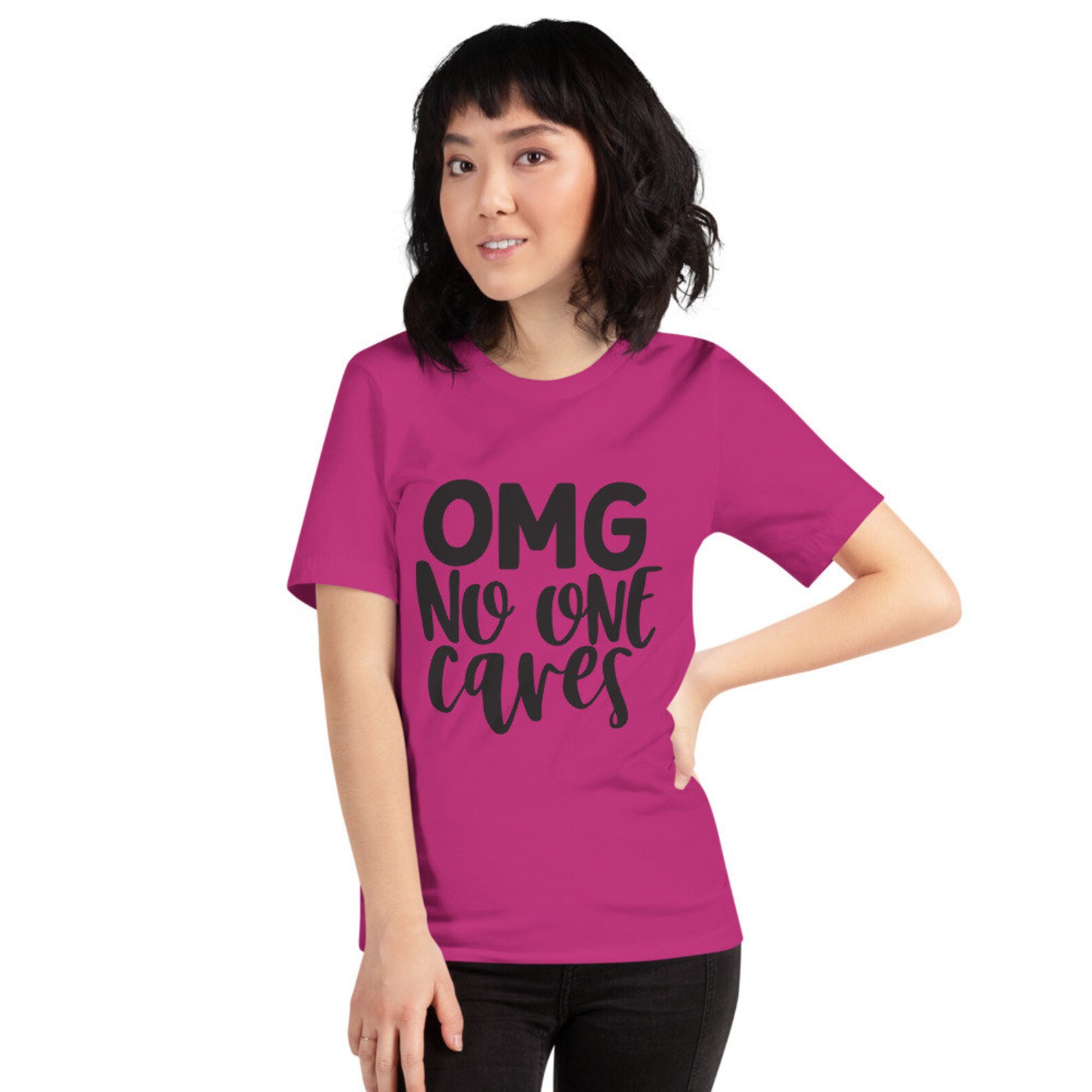 OMG No One Cares Short-Sleeve Unisex T-Shirt | Etsy