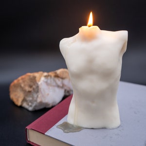 Large Male Statue Candle - 14 cm / 12 oz