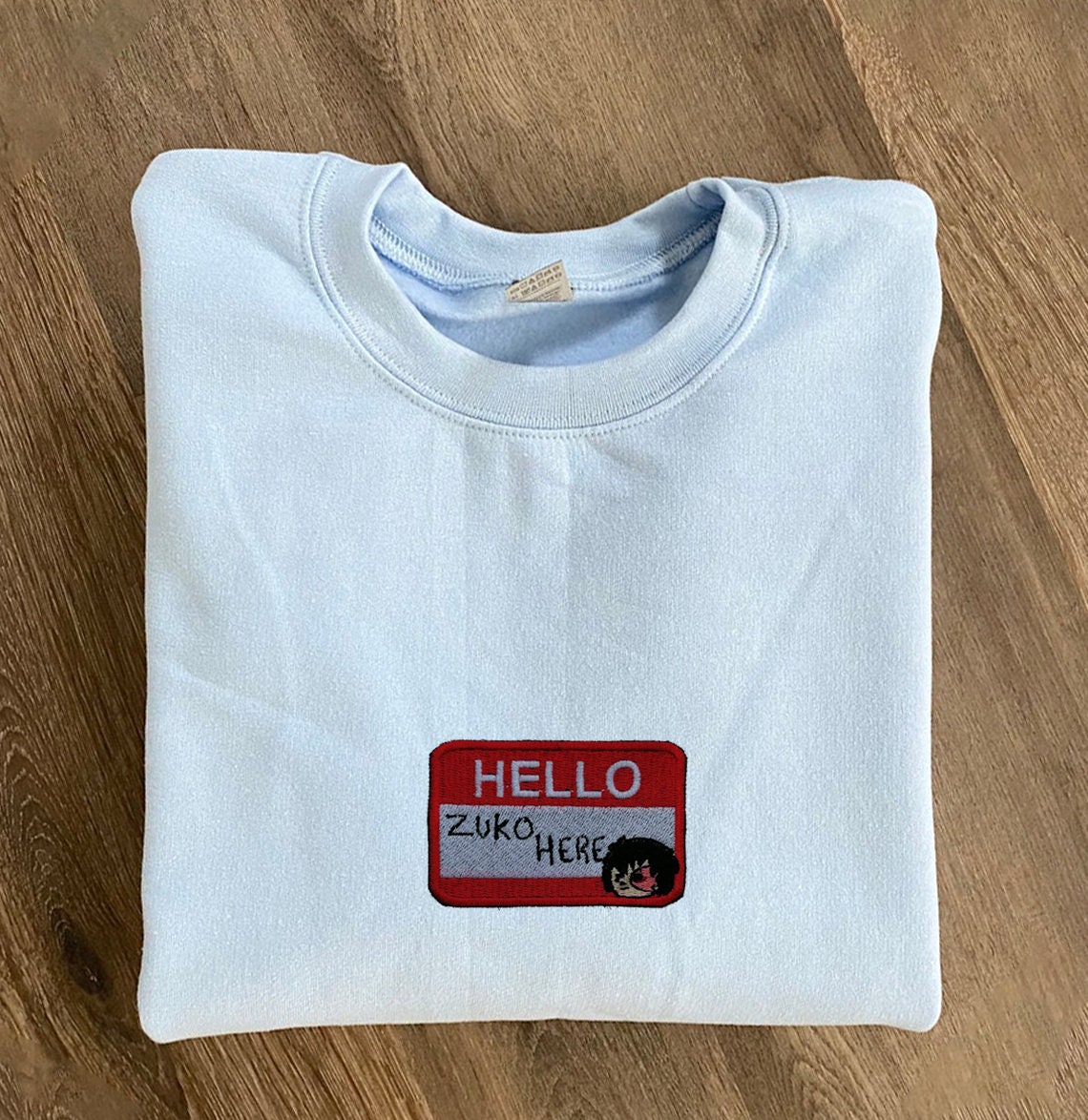Embroidered Anime Shirt Gift For Anime Fans Embroidered | Etsy