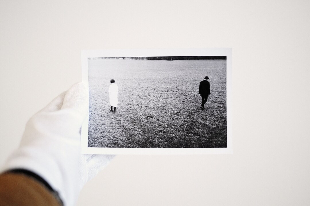 Newlyweds Path Minimalistic Darkroom Silver Gelatin Print Etsy
