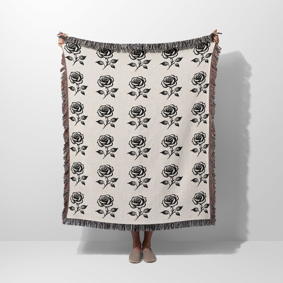 Black rose blanket hotsell