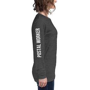 Postal Worker Long Sleeve Tee, Custom Long Sleeve Tshirt, Mailman T-shirt