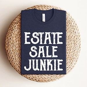 Camisa de venta de propiedades, camisa de mercado de pulgas, camisa de venta de garaje, camisa de antigüedades, adicto a la venta de propiedades