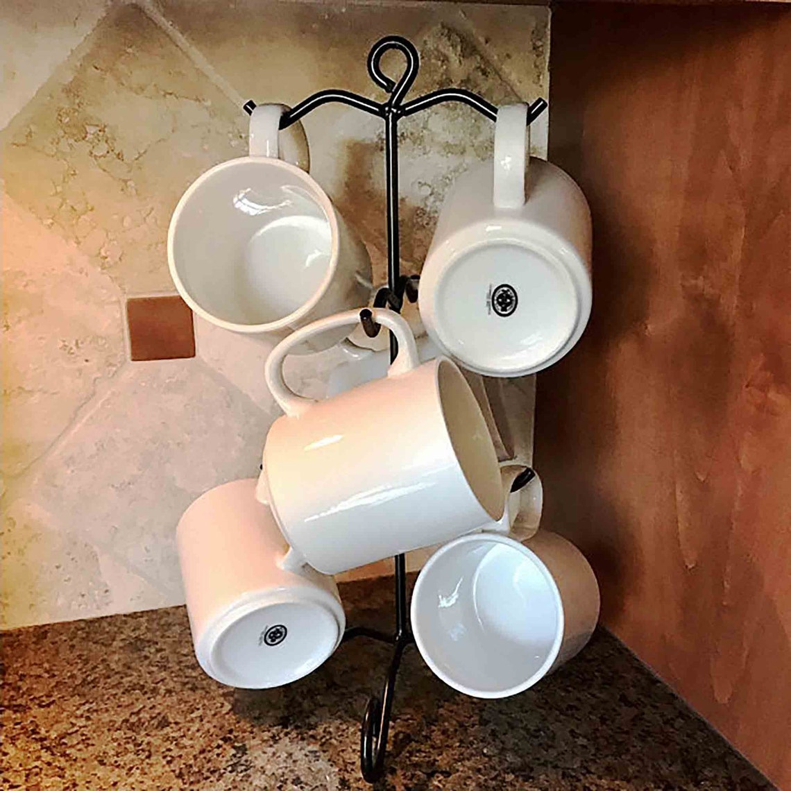 Iron Coffee Cup Holder/Wrought Iron Coffee Mug & Tea Cup Etsy