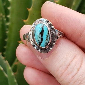 Sterling Silver Kingman Turquoise Ring