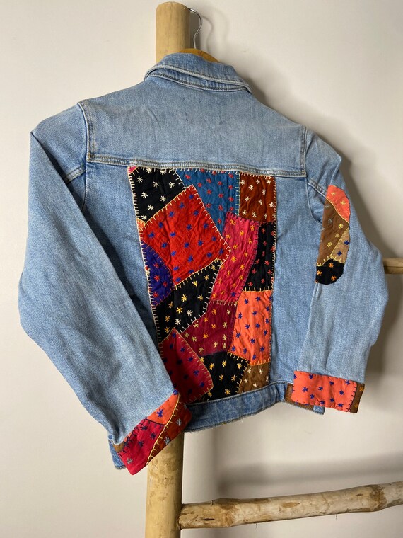 Patchwork Colourful Sashiko Denim 